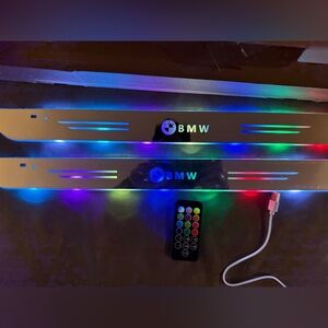 BMW LED Door Sill Plates with Multicolor Lighting